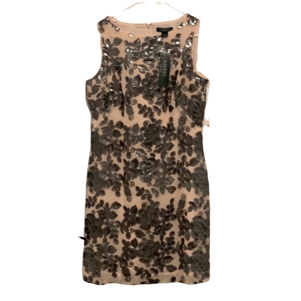 1065 NWT Ralph Lauren Evening Cocktail Dress Special Occasion